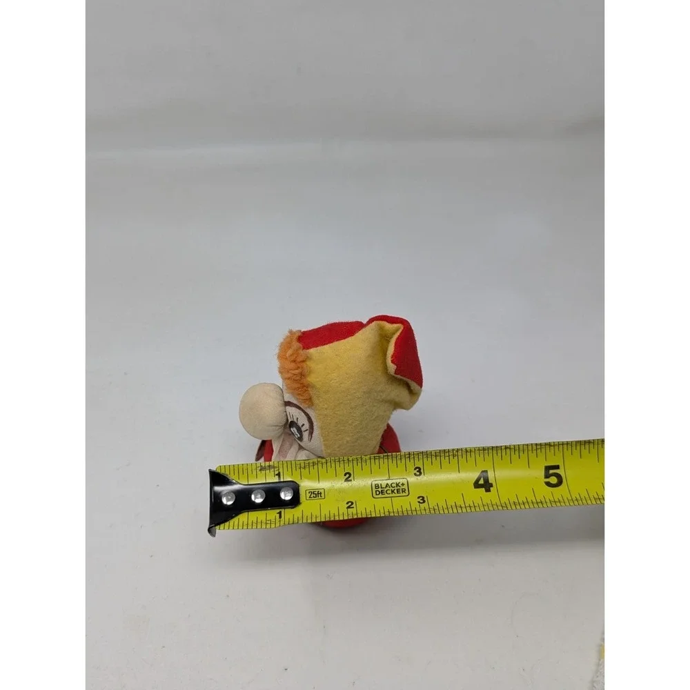 VTG Clown Girl Tape Measure Pin Cushion Doll Pull My Nose 23